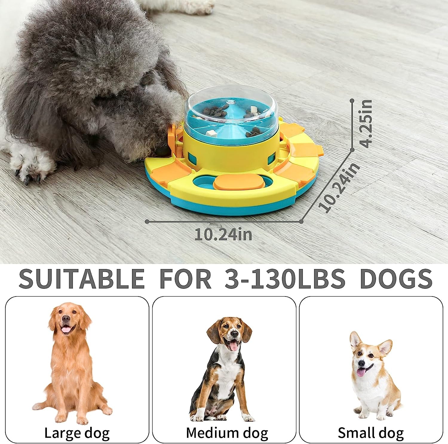 Dog Treat Puzzle Feeder